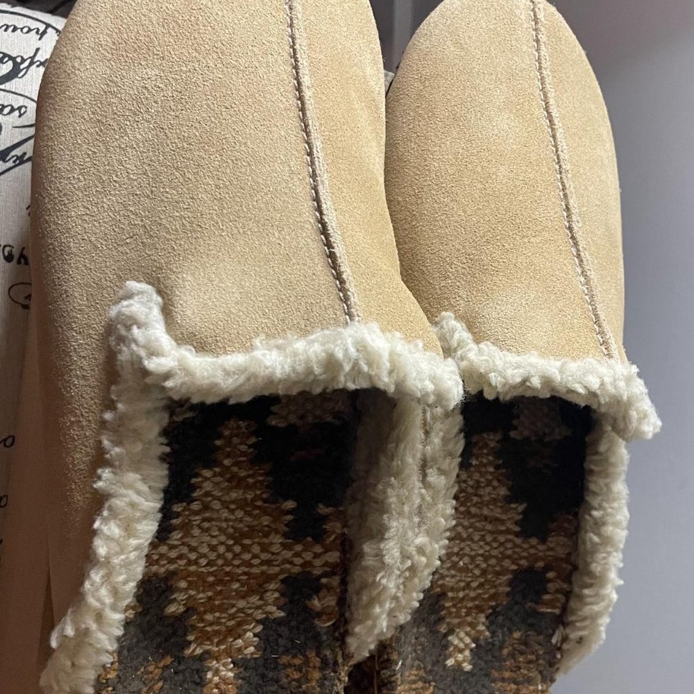 New Free People Damon Suede/Faux Fur Mules